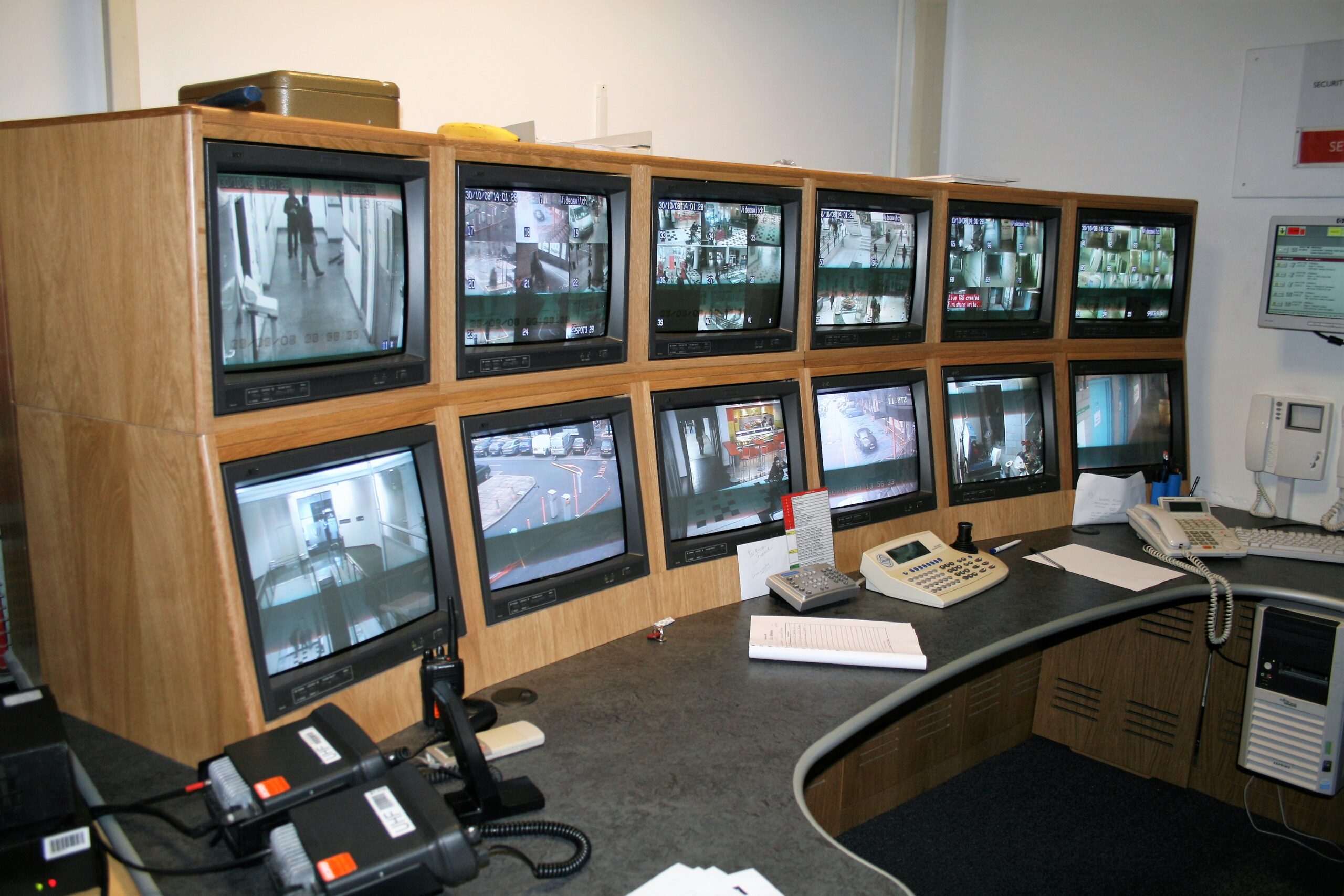 bespoke furniture for CCTV control room