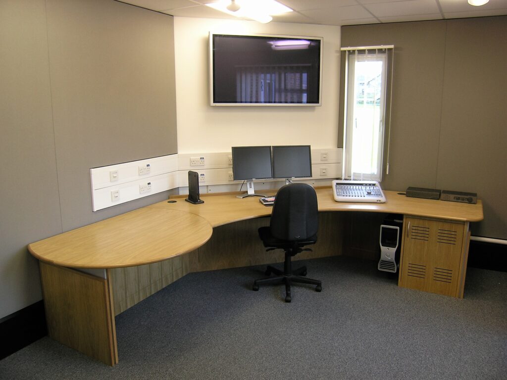 custom built office desk