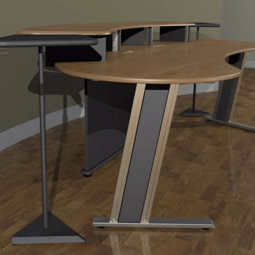 Media Edit ADURO Desk System side photo